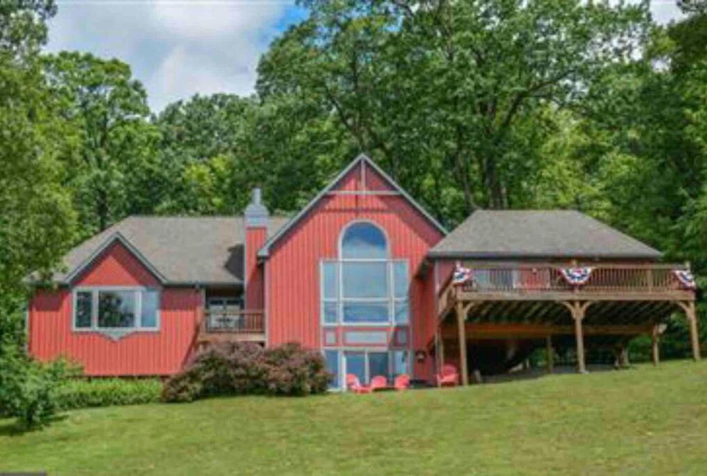 Villa Primo Vista! Spectacular Views, Dock Slip, Hot Tub McHenry Exterior foto